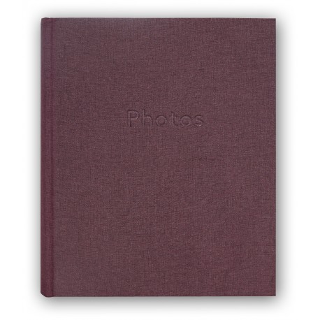 ALBUM LINEN 29X31/30 BORDEAUX